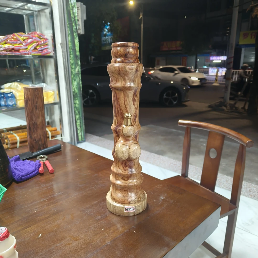 黄花梨实木款水烟筒烟具烟枪烟杆烟鼻