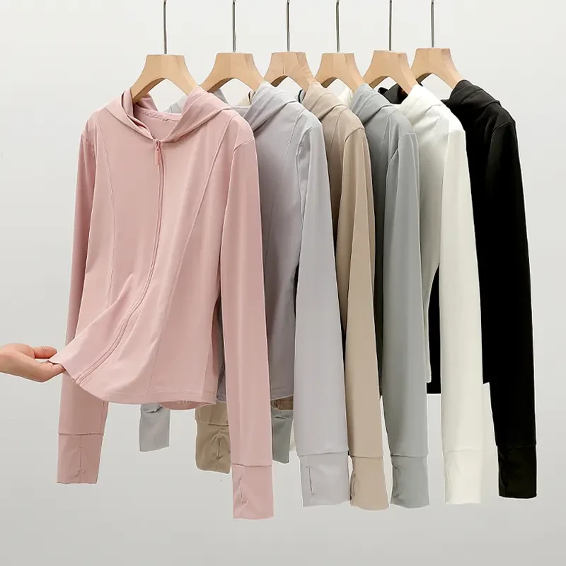 【有运费险】冰感防晒衣女夏季修身户外防紫外线运动瑜伽透气显瘦女