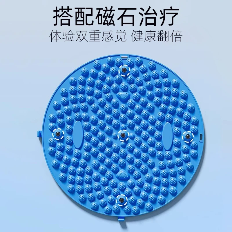 指压板超慢跑足底按摩垫通经络脚垫成人原地圆形加大趾压板跑步垫