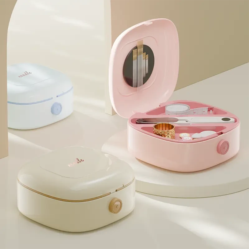 小巧实用磁吸针线盒多功能便携家庭宿舍缝纫收纳好帮手