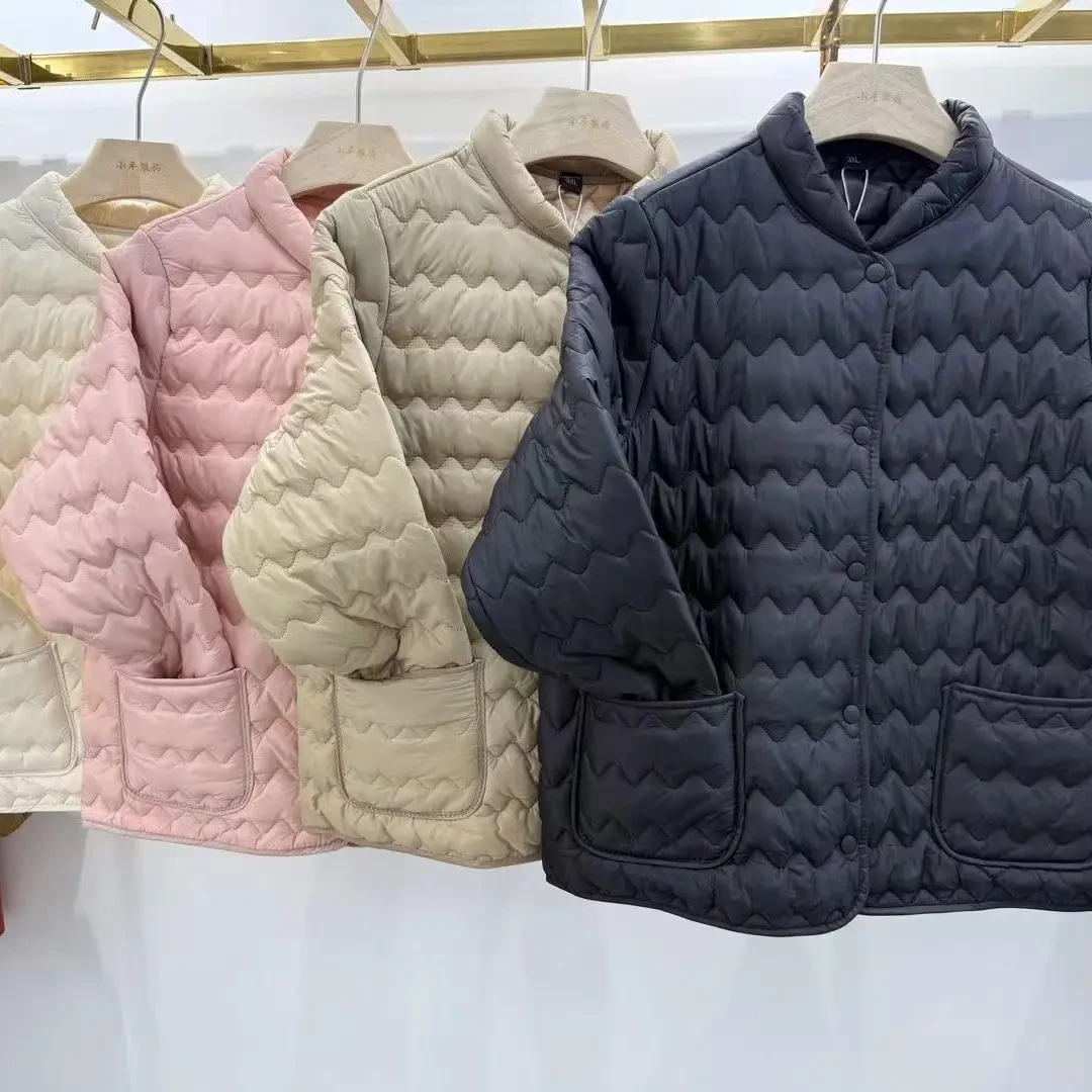 春秋季轻薄百搭棉服女外穿短款洋气修身防寒外套