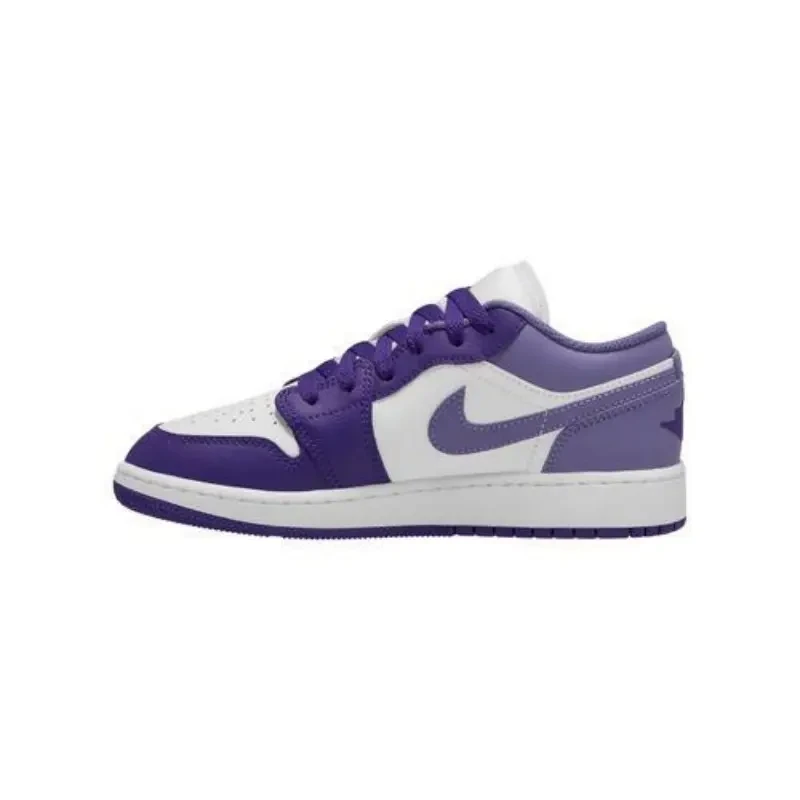 NIKE/耐克女鞋AJ1 GS 葡萄紫时尚百搭运动休闲板鞋553560-551