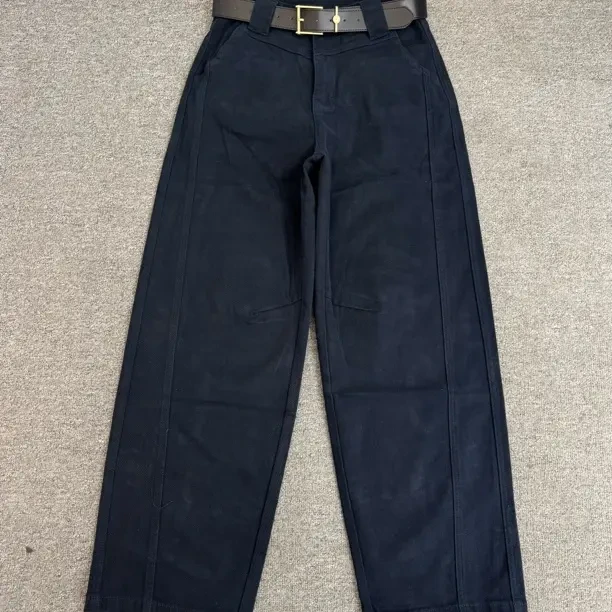 韩系轻奢高腰显瘦纯色休闲弯刀裤带腰带69942