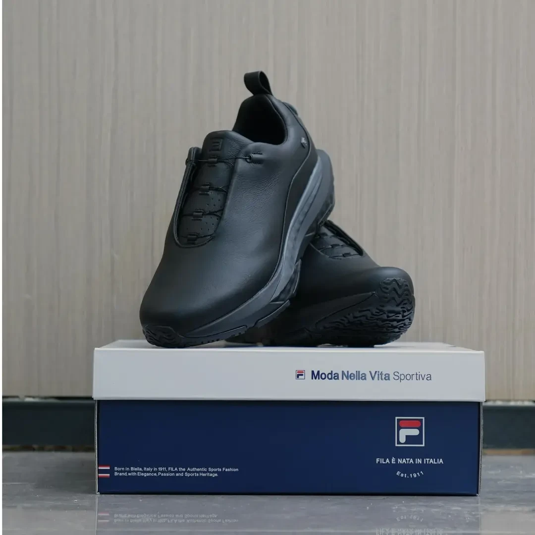 Fila/斐乐男子春【质感皮面】跃动菁英BOA运动鞋A12M411126F