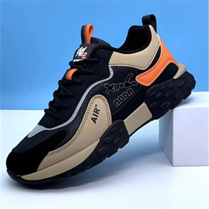 男鞋新款夏季百搭时尚透气休闲鞋软底防滑耐磨豆豆底运动鞋子