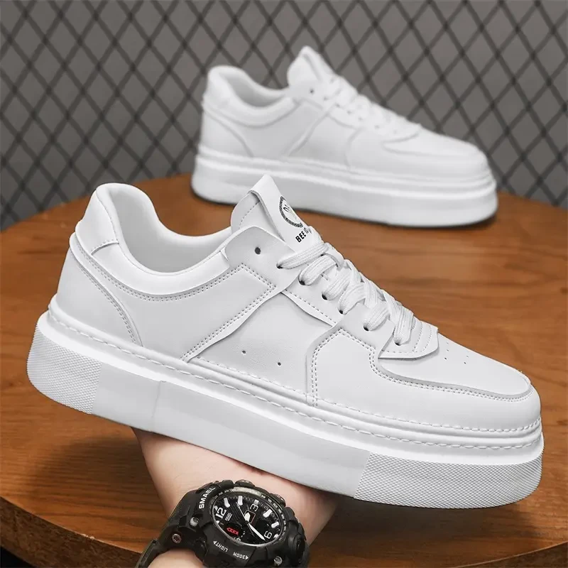 【高端定制】男生小白鞋时尚百搭运动男鞋潮流休闲防滑透气舒适板鞋