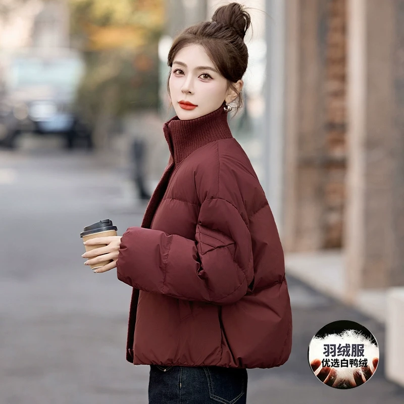 2025年新款女装九江短款羽绒服女士冬季2025新款爆款欧货洋气轻薄