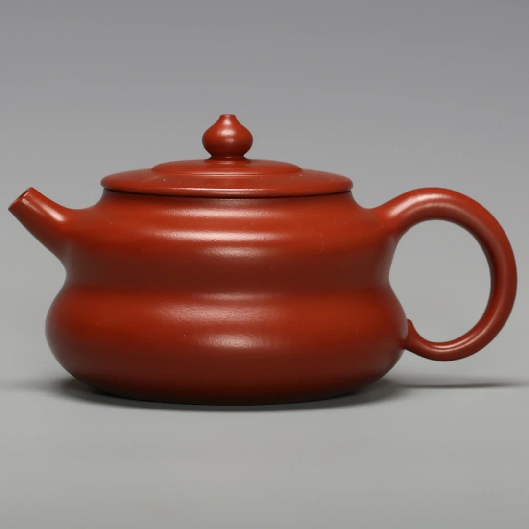 原矿小煤窑朱泥福禄壶