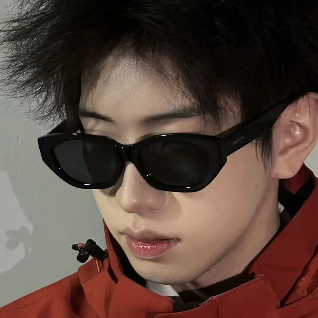 ins猫眼墨镜男士复古小框个性痞帅风防紫外线防强光太阳镜户外潮