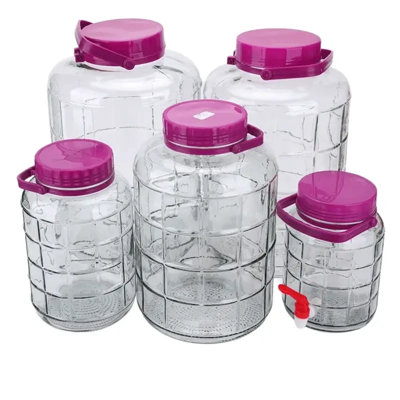 食品级泡酒玻璃瓶家用无铅密封罐子果酒桶泡菜坛子容器空瓶酿酒器