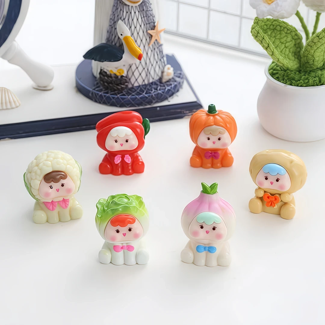 【九宫格 许愿 对对碰】实色夜光蔬菜崽崽卡通玩具