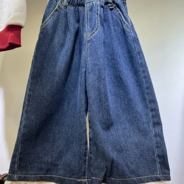 秋款碎花阔腿女童长裤紧腰休闲风韩版秋季童装
