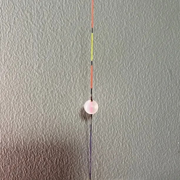 长20cm吃铅0.6克，0.4细尾，粘米必备手工高灵敏台州气泡漂传统野