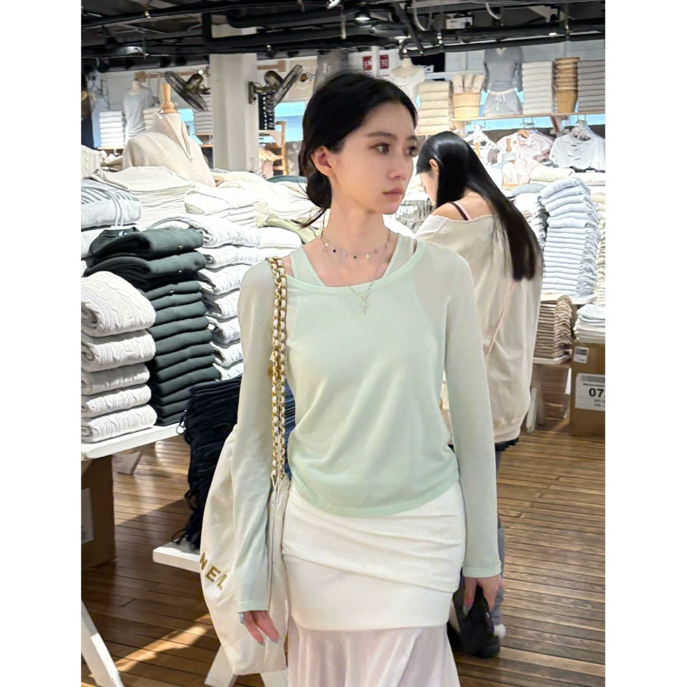 常存CUN BLVD 白长丝两件套