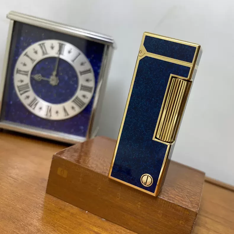 原品保证！我的名品打火机！RG1` 金色蓝漆款打火机Sx