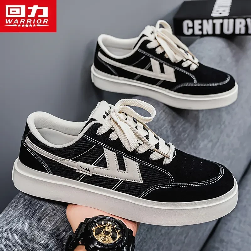 回力男鞋帆布2025新款春季百搭防滑低帮板鞋学生软底运动休闲潮鞋