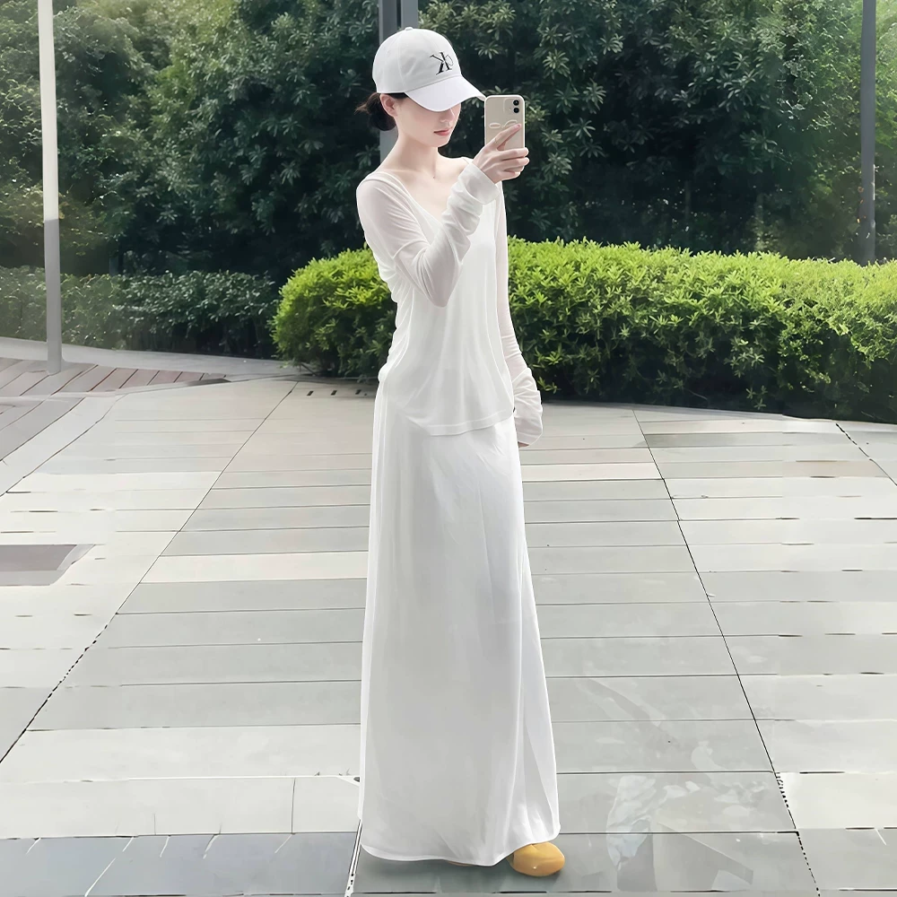 蕾丝吊带罩衫叠穿两件套女2025新款春季温柔风独特绝美超好看套装