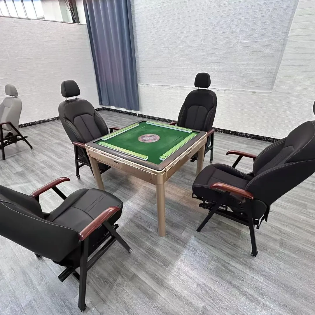 汽车座椅改装加厚舒适高靠背棋牌室专用麻将椅打麻将纺织透气款