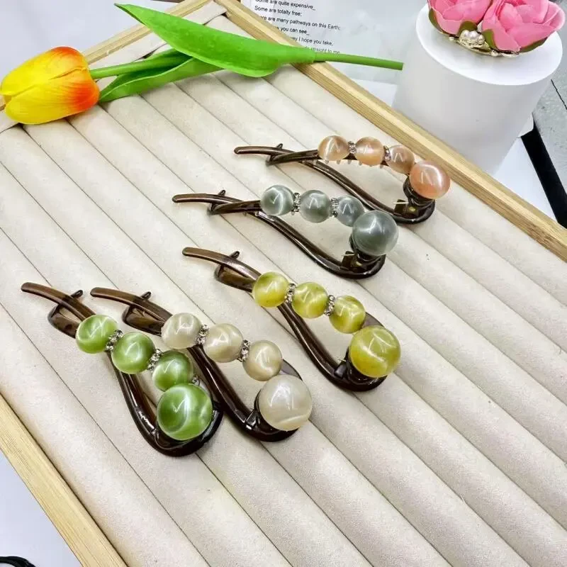 一字夹后脑勺高级感扭扭夹大号发量多发卡