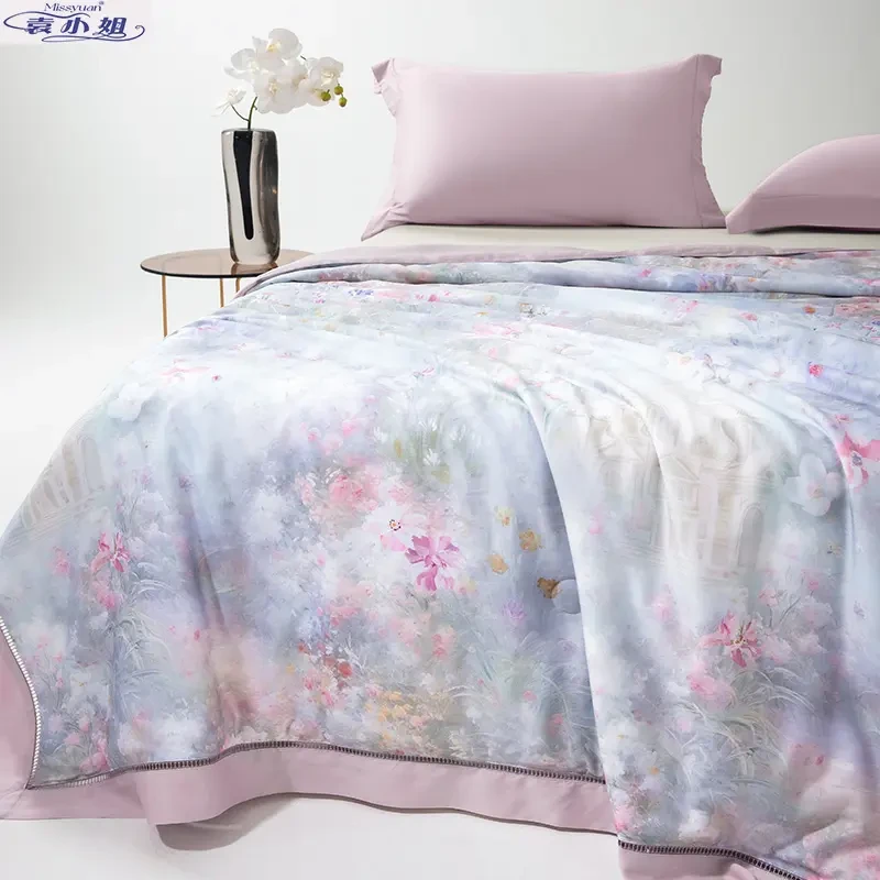 普罗旺斯镂空夏被【袁小姐家纺】可机洗夏凉被轻奢空调被丝滑凉感