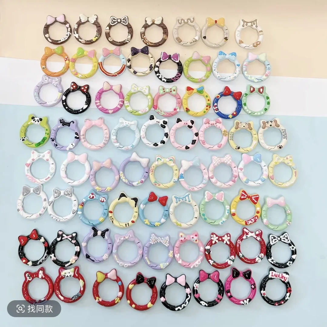 【自选】滴油手绘弹簧扣 定制款钥匙扣diy配件弹簧扣