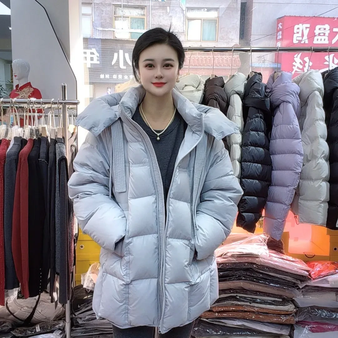 辣妈衣橱蒲公英的约定中长羽绒服