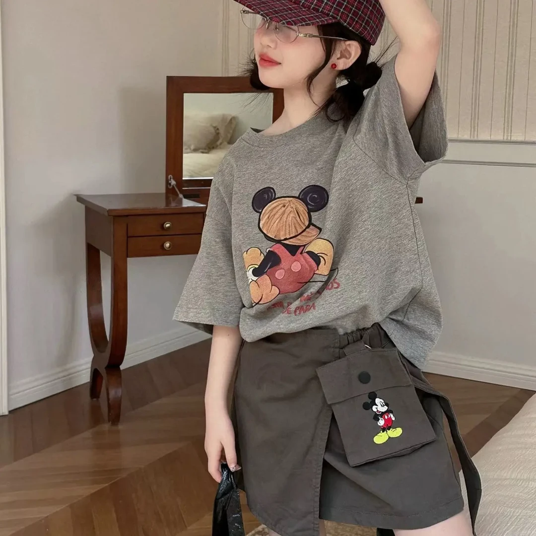 265-米奇套装夏装-mochier2026女童新款韩系夏季休闲上衣套装