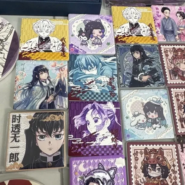 【转盘二创】鬼灭之刃陶瓷冰箱贴陶瓷杯垫水晶砖义勇蝴蝶忍透透盲盒