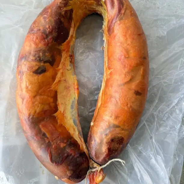 纯手工塔城熏马肠新鲜马肉块肉灌装果木熏制鲜美营养