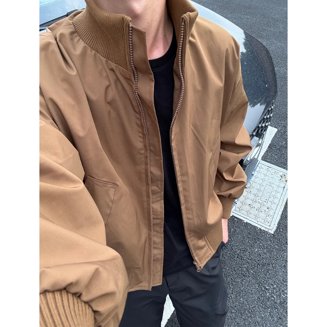 潮牌复古ma1飞行夹克男春秋季短款外套高级感廓形美式gtal夹克