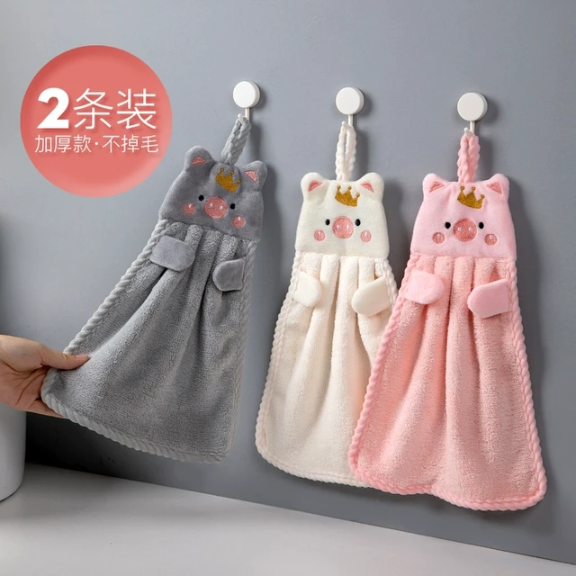 擦手巾可挂式厨房懒人抹布家务清洁儿童毛巾吸水擦桌子洗碗布手帕