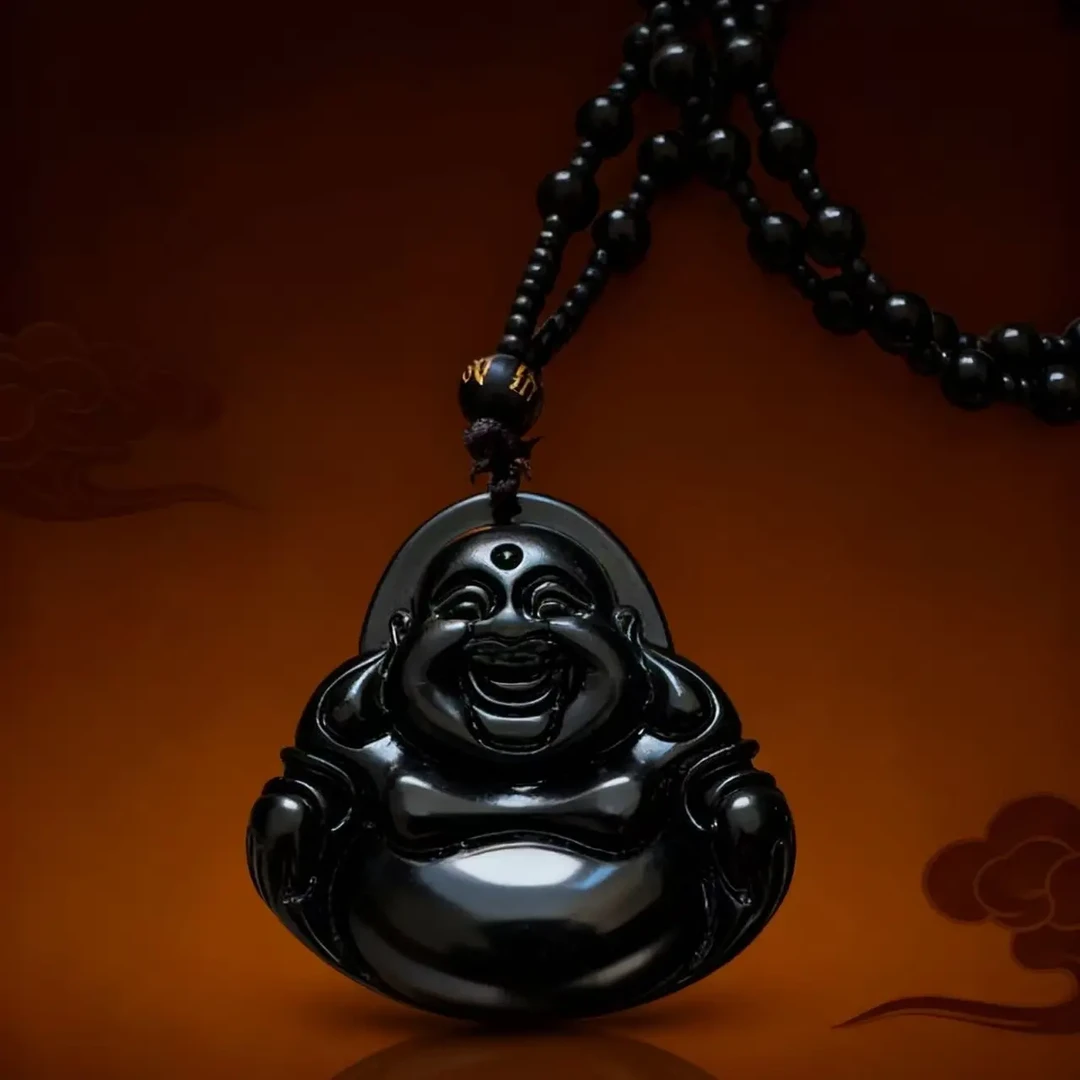 非金属树脂吊坠 弥勒佛项坠男女通用气质时尚挂件饰品