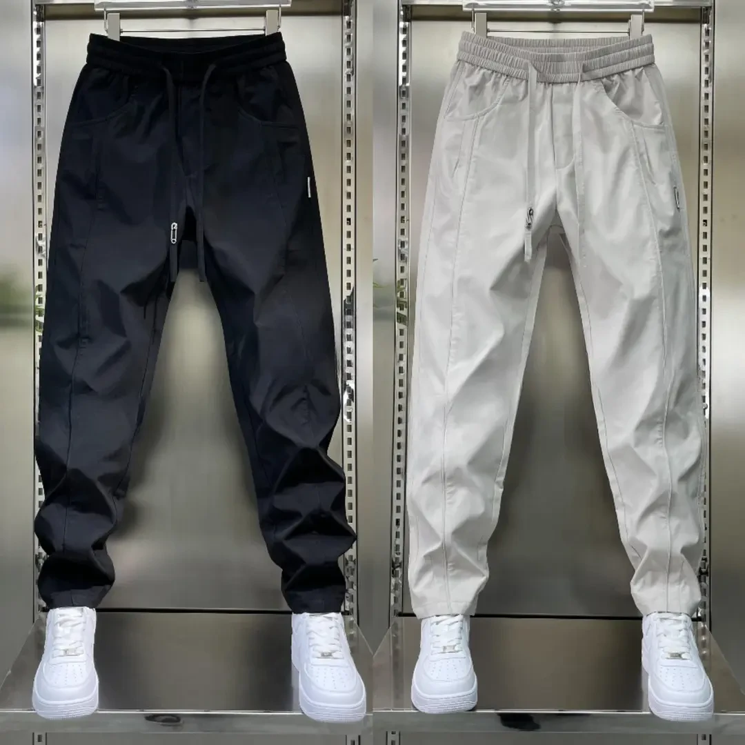 欧若风高品质春夏新款运动冲锋裤男时尚户外潮百搭舒适弹力休闲裤