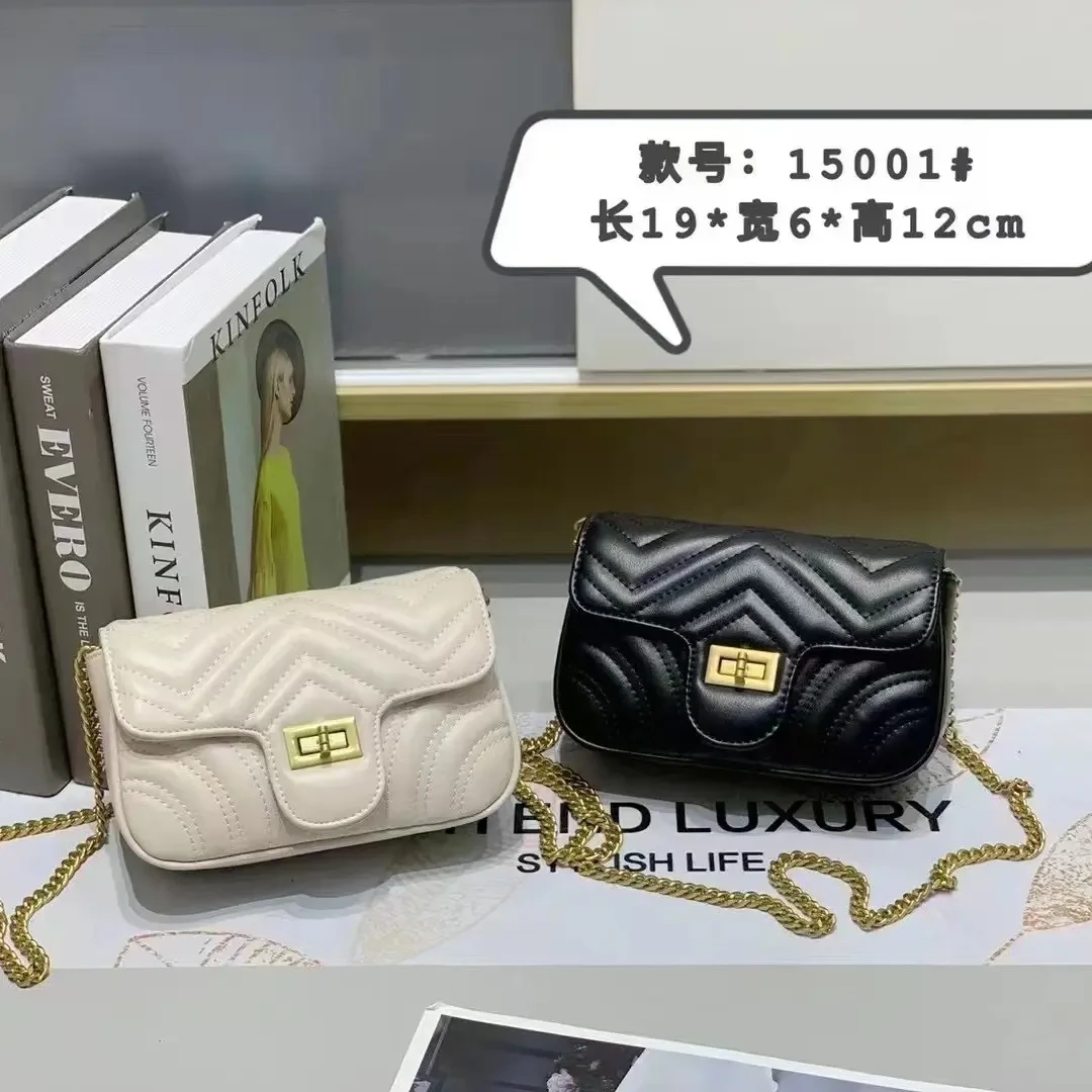 爆款女包包小香风绣线菱格链条小方包高级质感洋气单肩斜挎手机包