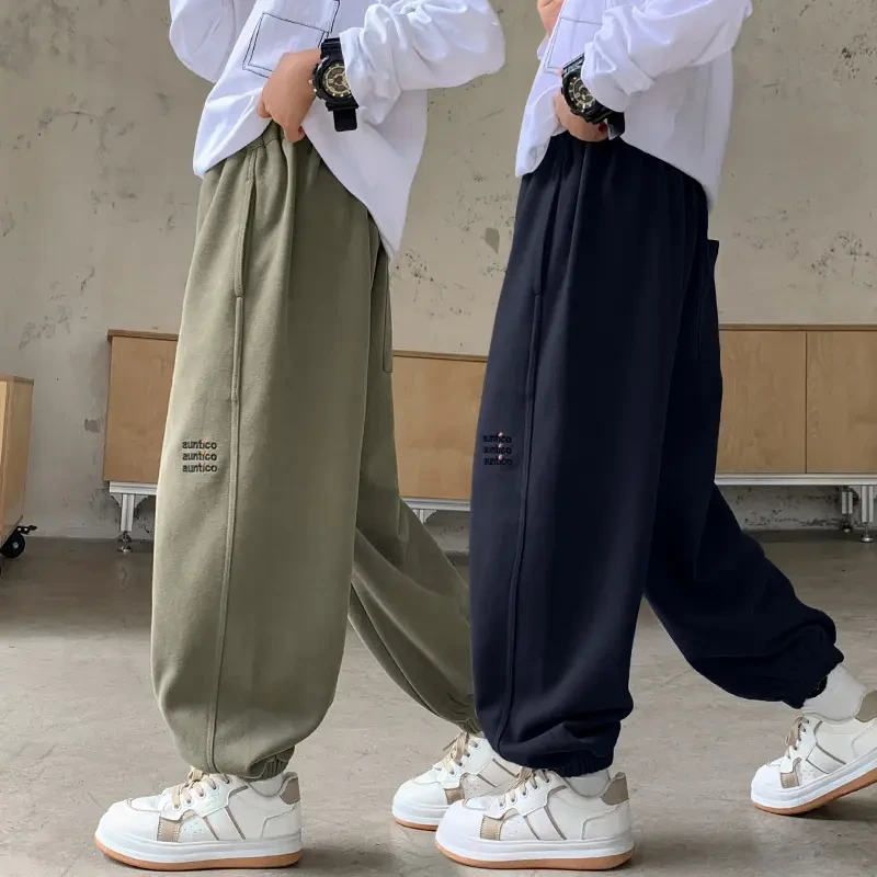 男童运动长裤春秋儿童秋季休闲卫裤2026新款中大童男孩春装裤子潮