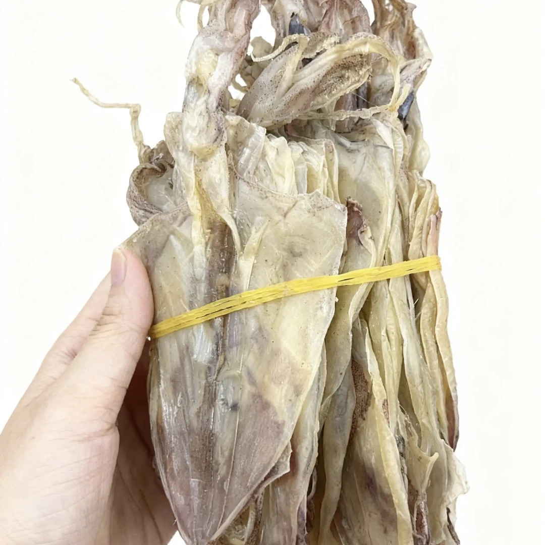 小鱿鱼片吊筒仔开片鱿鱼片适合炭烤香煎烧烤 爆炒生晒海鲜干货