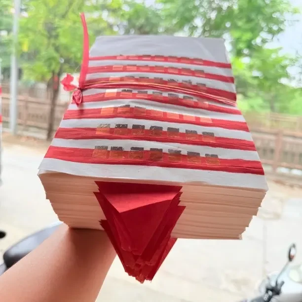 潮汕地区拜神白纸红头大七2粒