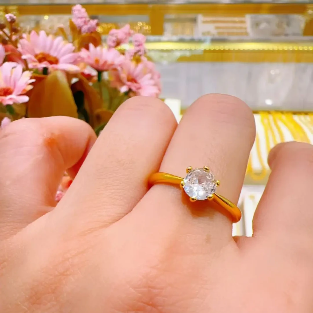 合金戒指 合金 0.07g 经典简约气质女戒开口可调节指环