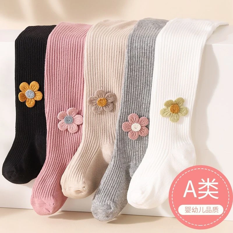 初秋款婴幼儿打底裤女童薄款袜子连体裤袜打底袜女童女童打底裤J