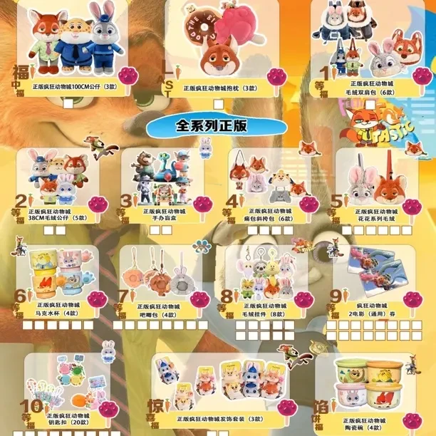 疯狂动物城2热力启城联名款文创周边