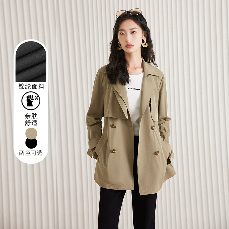 【小余专属】3S时尚新款风衣35D00022