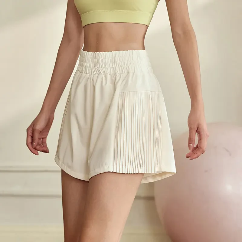 运动短裤女宽松夏季外穿防走光跑步2025新款三分裤普拉提健身短裤