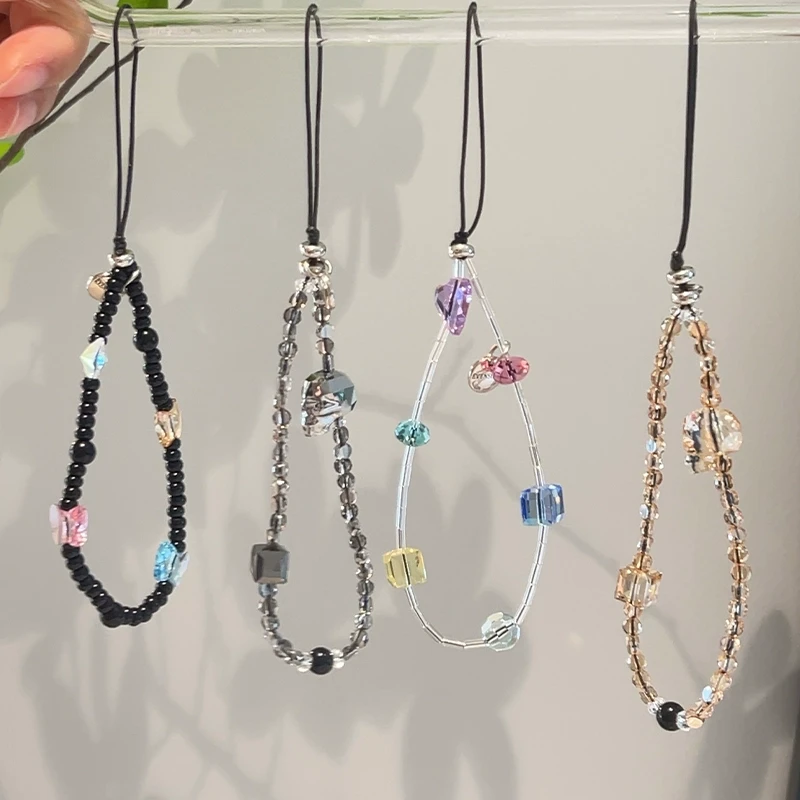 EVENSHOW2024年新款高端水晶手机链挂绳手腕挂链挂饰女串珠挂件条