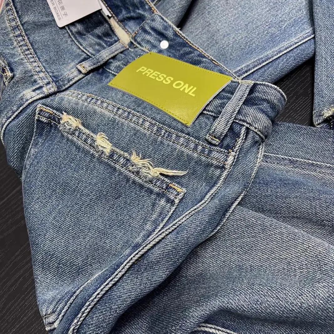 SU【166】花84 愫萌 MWMA新款无弹窄版阔腿裤-