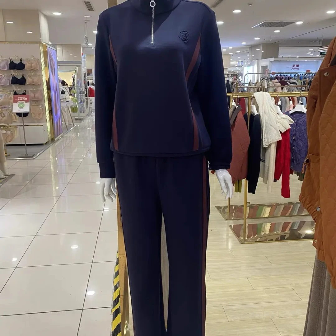 (祥盛)03款秋季女士时尚休闲舒适减龄又显瘦长袖运动套装