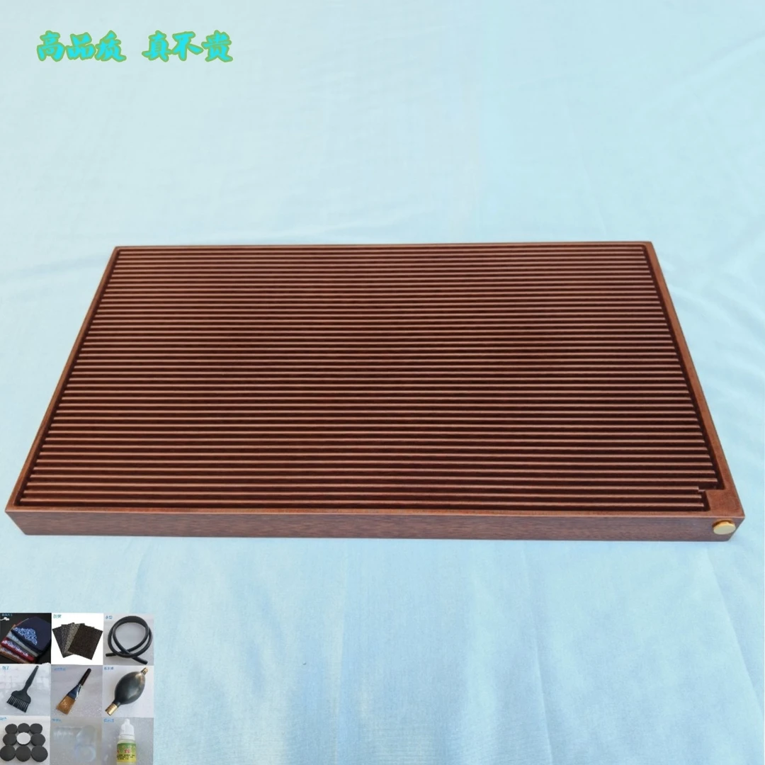 新款长方形电木茶盘紫色无边框款纯40支一体茶具茶海