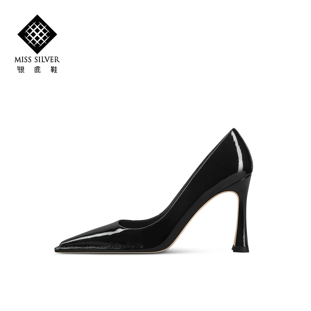 MISSSILVER尖头细跟高跟鞋  下架