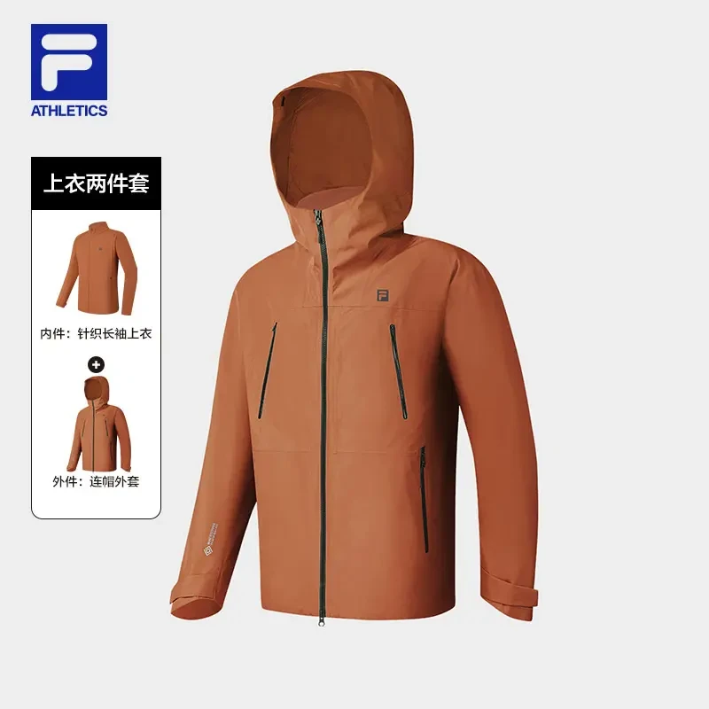 Fila/斐乐男装新款【多场景跨温差】百搭上衣加绒两件套A11M517724F