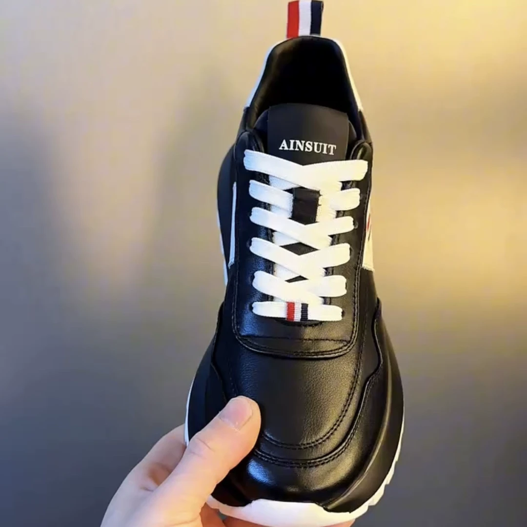 192520广州新款低帮男士时尚潮流休闲户外异型底套脚男皮鞋运动鞋