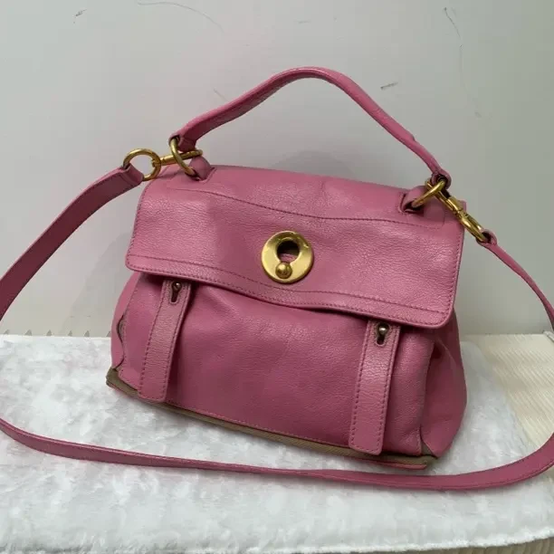 95新 YSL/圣罗兰 95新 黑棕色单肩包